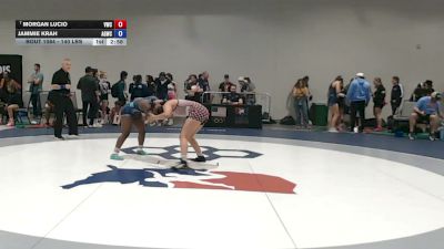 140 lbs Champ. Rd Of 16 - Morgan Lucio, Valiant Wrestling Club vs Jammie Krah, Ankeny Girls Wrestling Club