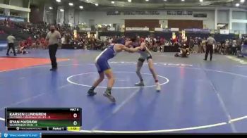 110 lbs Round 1 (3 Team) - Ryan Mashaw, Gouverneur Sr HS vs Karsen Lundgren, Falconer-Cassadaga Valley