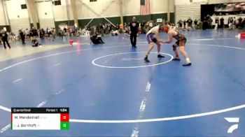 157 lbs Quarterfinal - Jack Bornhoft, Sedgwick County vs Westyn Mendenhall, Smith County Wrestling Club