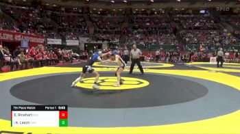 7th Place Match - Kelsey Lasch, Coll Western Reserve(G) vs Emma Rinehart, Mount Vernon(G)