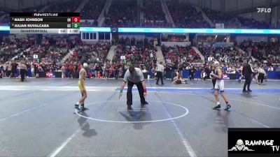 64 lbs Quarterfinal - Nash Johnson, Greater Heights vs Julian Ruvalcaba, Garden City