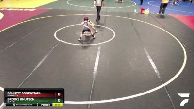 60 lbs Placement (4 Team) - Bennett Sonenstahl, Staples vs Brooks Knutson, K-M