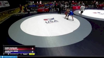 164 lbs Semifinal - June Marquez, Animal House Wrestling vs Angelina Jiang, California