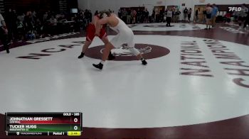 285 lbs Champ. Round 2 - Johnathan Gressett, Central vs Tucker Hugg, Ridgewater CC