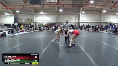 130 lbs Cons. Round 7 - Kelsey King, Lakota West vs Alora Strauser, Archbishop Alter