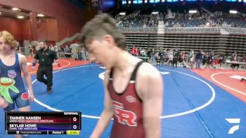 126 lbs Semifinal - Tanner Hansen, Green River Grapplers Wrestling vs Skylar Howe, Camel Kids Wrestling