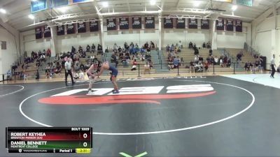 157 lbs Champ. Round 1 - Daniel Bennett, Montreat College vs Robert Keyhea, Brewton-Parker (GA)