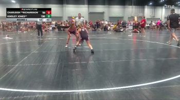 77-85 lbs Round 2 - Kinsley Jones**, The Storm Wrestling Center vs Charleigh **Richardson, Treehouse Wrestling Academy