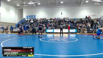 190 lbs Quarterfinal - Jai Moss, St. Andrew`s Episcopal School vs Jordan Sherrod, Vancleave High School