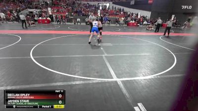 160 lbs Cons. Round 4 - Declan Epley, Neenah Youth Wrestling vs Jayden Stave, Victory School Of Wrestling