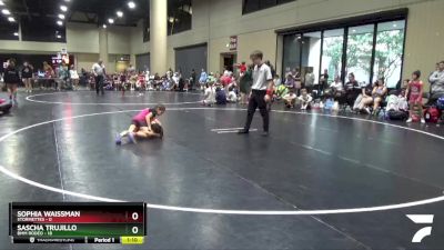 70 lbs Semis (4 Team) - Sophia Waissman, Stormettes vs Sascha Trujillo, BMM Rodeo