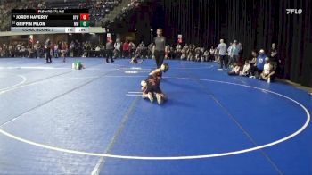 80 lbs Cons. Round 3 - Jordy Haverly, BTWC vs Griffin Pilon, Monticello Warriors
