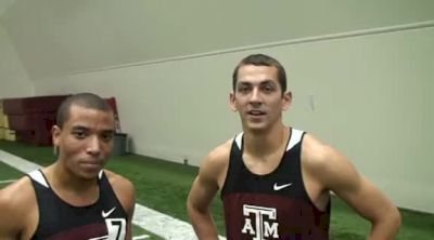 Joey Roberts and Michael Preble 1-2 800m 2011 Texas A&M vs LSU