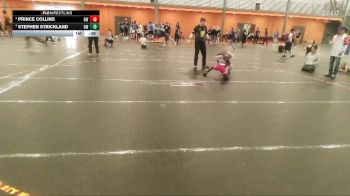 50/55/60 2nd Place Match - Prince Collins, Mighty Warriors Wrestling Acad vs Stephen Strickland, Backyard Brawlers