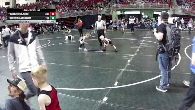 40 lbs Round 3 - Kreed Lathrum, The Best Wrestler vs Kizer Delarm, Aurora Wrestling Club