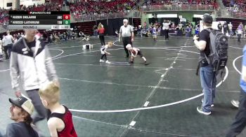 40 lbs Round 3 - Kreed Lathrum, The Best Wrestler vs Kizer Delarm, Aurora Wrestling Club