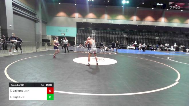 125 lbs Round Of 32 - Thomas Lavigne, Clackamas vs Tristan Lujan, Michigan State
