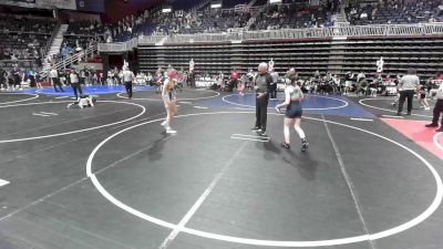 116 lbs Consolation - Laynee Little, Touch Of Gold vs Victoria Harvey, Pwc
