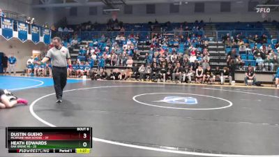 106 lbs Semis & 1st Wb (8 Team) - Dustin Gueho, Picayune High School vs Heath Edwards, Oak Grove HS