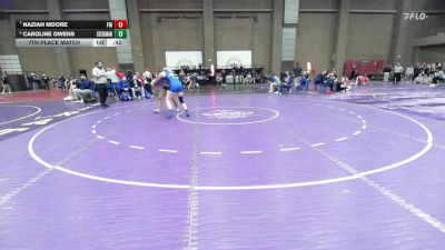 145 lbs 7th Place Match - Naziah Moore, Lewisville Flower Mound vs Caroline Owens, Seckman