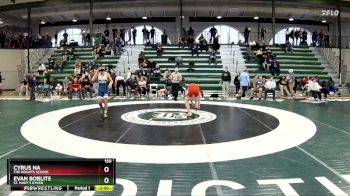 150 lbs Champ. Round 2 - Evan Boblits, St. Mary`s Ryken vs Cyrus Na, The Heights School