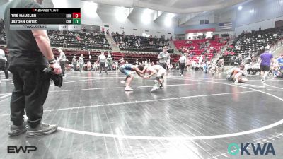 85 lbs Consolation - Tre Hausler, Raw Wrestling Club vs Jayden Ortiz, Coweta Tiger Wrestling