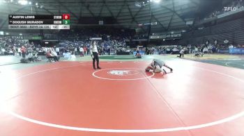 Boys 3A 126 lbs Cons. Round 4 - Dogush Muradov, Kent Meridian vs Austin Lewis, Stanwood