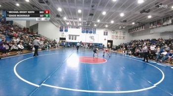 120 lbs 3rd Place Match - Izaius McDonald, Cheyenne East vs Michael Brody Keith, Natrona County