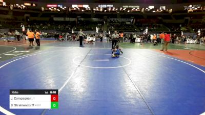 75 lbs Semifinal - Jovani Campagna, Elite NJ vs Brock Strahlendorff, Westfield