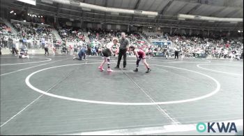 83 lbs Round Of 32 - Dallin Swan, IRONMEN Wrestling Club vs Owen Harms, Weatherford Youth Wrestling