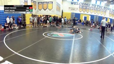 120 lbs Champ. Round 1 - Terry Milam, Black Creek Wrestling Club vs Wyatt Feltgen, SOT / DOZ