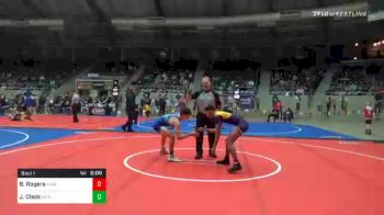 126 lbs Prelims - Braylen Rogers, Vian Wrestling Club vs James Clack, Skiatook Bulldog Wrestling