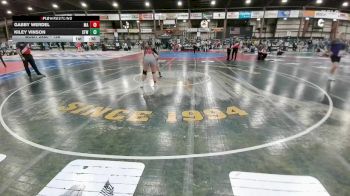138 lbs Cons. Semi - Kiley Vinson, Central Florida Wrestling vs Gabby Werdel, Miller AAU