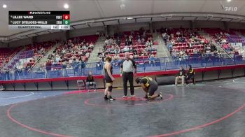 Girls 185 lbs Quarterfinal - Lucy Stelioes-Wills, Starkville High School Girls vs Lillee Ward, Pontotoc High School