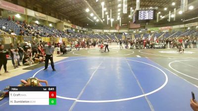 78 lbs Consi Of 4 - Tristen Craft, Badlands Elite vs Henry Dumbleton, Bear Cave WC