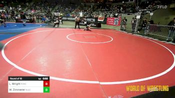 52 lbs Round Of 16 - Ledger Wright, Powerhouse Wrestling vs Wolfgang Zimmerer, Black Fox Academy