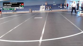 174 lbs 1st Place Match - Izzy Moreno, Northern Iowa vs Joseph Jeter, Unattached