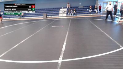 174 lbs 1st Place Match - Izzy Moreno, Northern Iowa vs Joseph Jeter, Unattached
