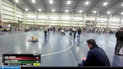 50 lbs 3rd Place Match - Alex Caceres, Charger Wrestling Club vs Jag OBrien, Wasatch Wrestling Club