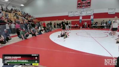 41-43 lbs Round 4 - Christopher Titchenell, HRA vs Jayden Marquez, Platte Valley Jr WC