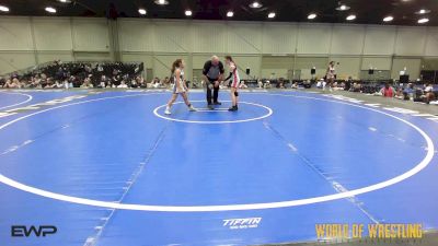 80 lbs Semifinal - Haven Pohlsander, Super Girls K-6 Red vs Katelee Cole, Super Girls K-6 Blue