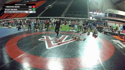 47.9-50.6 lbs Champ. Round 4 - Brexten Beebe, Utah vs Wyatt Wilson, Utah