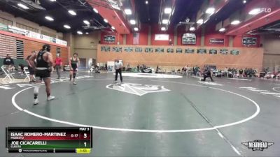 165 lbs Cons. Semi - Isaac Romero-Martinez, Modesto vs Joe Cicacarelli, Cuesta