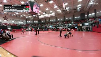 114 lbs Quarterfinal - Naime Abdallah, Franklin vs Jennifer Cho, Lewisville Flower Mound