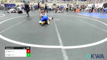 80 lbs Round Of 16 - Ames Dore, Standfast OKC vs Emmett Marr, Newkirk Takedown Club