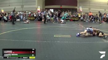 101 lbs Quarterfinals (8 Team) - Jj Gomez, Pitbulls Elite vs Cooper Brown, BadBass