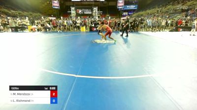 132 lbs Rnd Of 32 - Moses Mendoza, CA vs Levi Richmond, PA