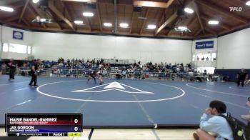 138 lbs Cons. Round 2 - Jas Gordon, Fontbonne University vs Maisie Bandel-Ramirez, Southern Oregon University