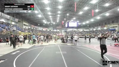52 lbs Consi Of 8 #1 - Grady Leithead, Limon Badgers vs Xzayvian Arredondo, Top Notch WC