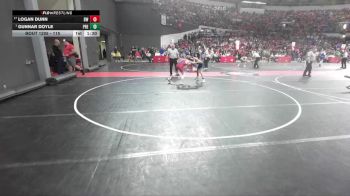 115 lbs Champ. Round 2 - Gunnar Doyle, Prescott vs Logan Dunn, BYA Wrestling